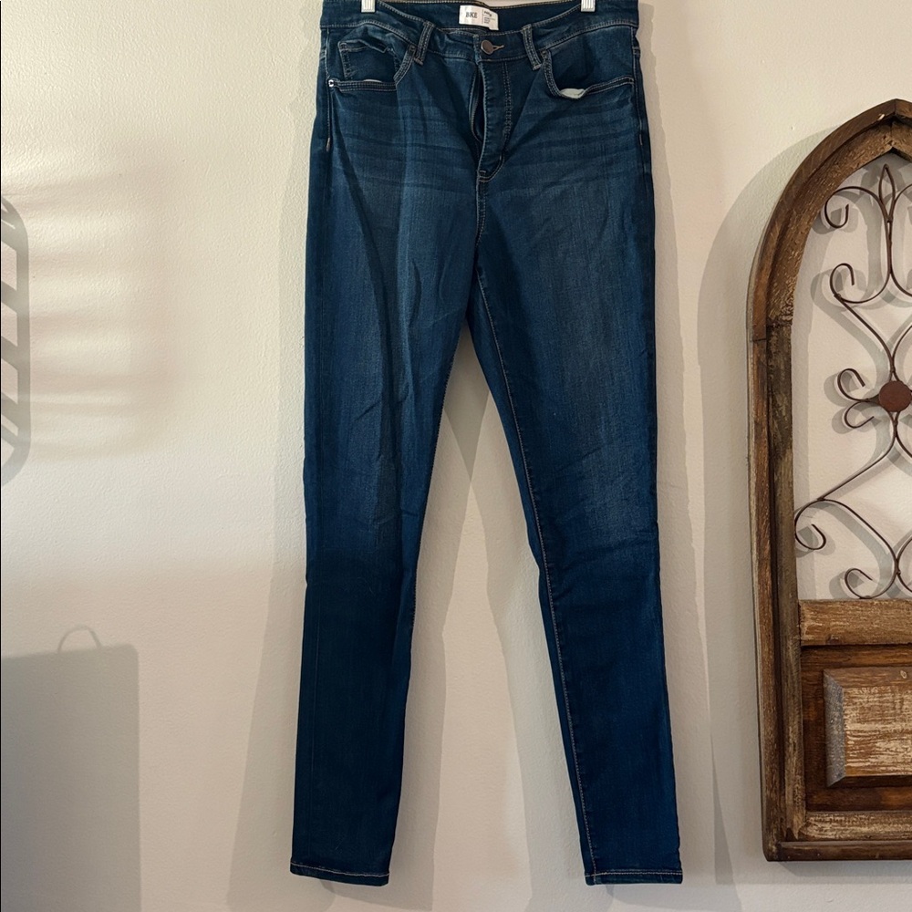 BKE Parker Dark Blue High Rise Skinny Jeans